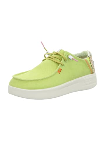 Fusion Mokassins Schnürschuhe in Grün