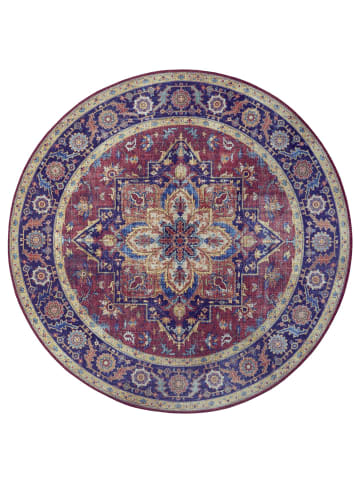 Nouristan Vintage Teppich Anthea plum rot