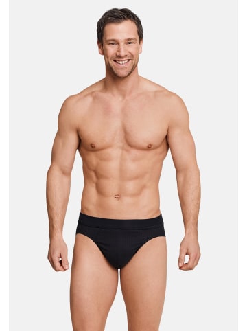 Schiesser Rio Slip / Unterhose Cotton Essentials Authentic in Schwarz