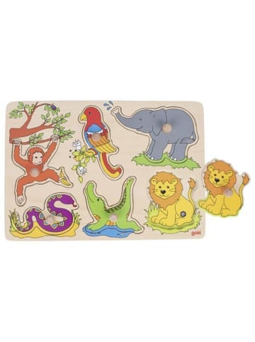 Gollnest & Kiesel Soundpuzzle Zootiere, mit Tierstimmen (Kinderpuzzle)