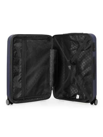 Hauptstadtkoffer Spree - Kofferset 3tlg Hartschalenkoffer Reisekoffer Erweiterung in Dunkelblau