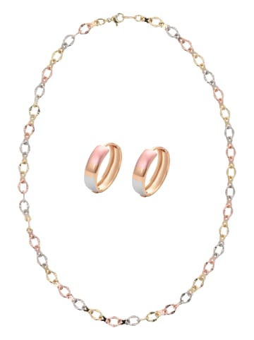 faina Women Jewelry Set in gold rose silver