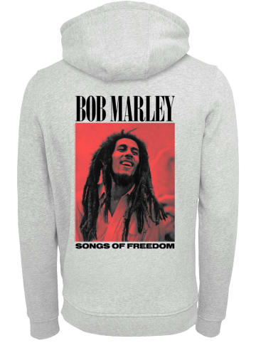 F4NT4STIC Hoodie Bob Marley Songs Of Freedom Reggae Music in grau meliert