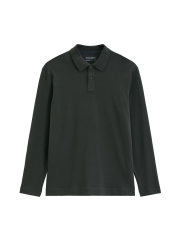 Marc O'Polo Langarm-Poloshirt regular in Wooden Earth