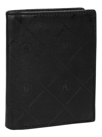 Bruno Banani Geldbörse echt Leder in schwarz