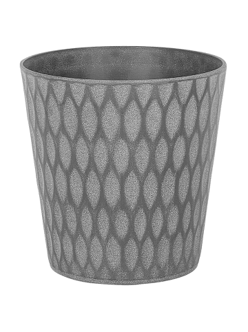 Beliani Outdoor Blumentopf LAVRIO in Grau - (W) 36 x (H) 36 x (L) 36 cm
