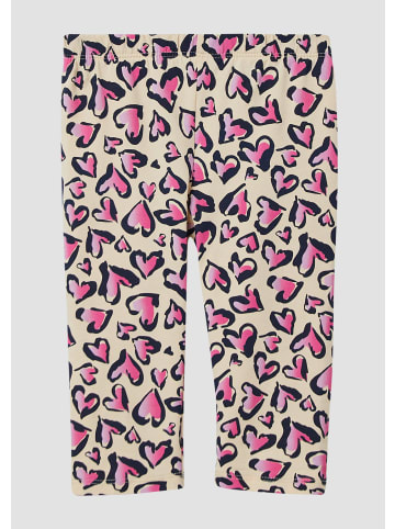 s.Oliver Leggins 3/4 in Gelb-pink