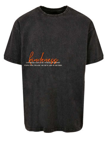 F4NT4STIC Herren Oversize T-Shirt kindness in schwarz