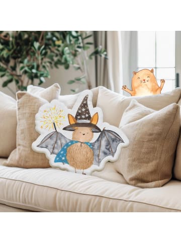 Mr. & Mrs. Panda Kuscheltier Kissen Fledermaus Zauberer ohne Spruch in Weiß