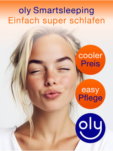 oly KISS Kopfkissen "nackenfreundlich" in Weiß