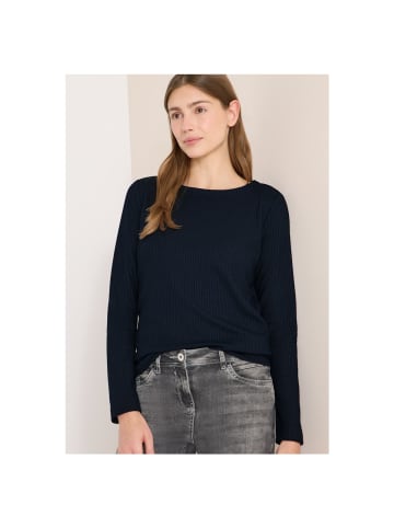 Cecil Langarmshirt in universal blue
