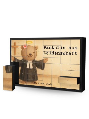Mr. & Mrs. Panda Weihnachtskalender Pastorin Leidenschaft Design... in Weiß