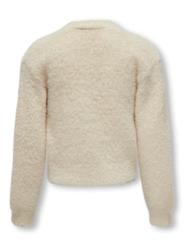 KIDS ONLY Strickjacke KOGPIUMO L/S BUTTON UP CARDIGAN in whitecap gray