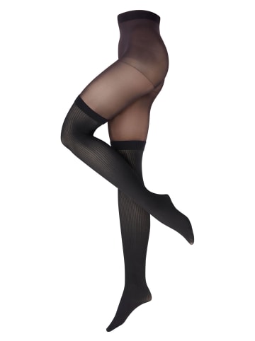 Nur Die  Feinstrumpfhose Overknee in Schwarz