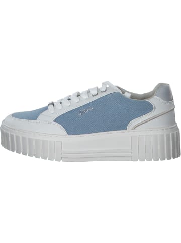 S. Oliver Schnürschuhe in LIGHT BLUE COMB.