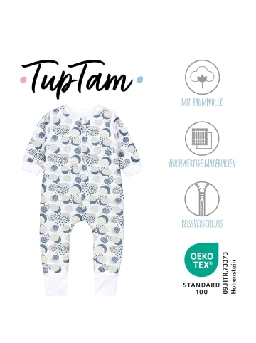TupTam Babyschlafsäcke mit Beinen und Ärmel in grau/beige