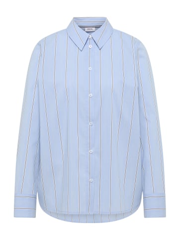 Cecil Gestreifte Hemdbluse in Fountain Blue
