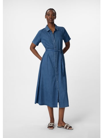 comma Kleid lang in Blau
