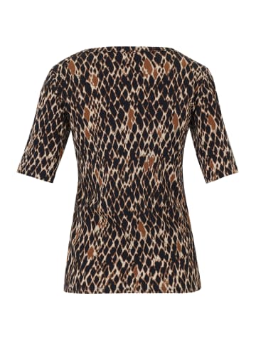Betty Barclay Trägertop mit Rippenstruktur in Dark Blue/Brown