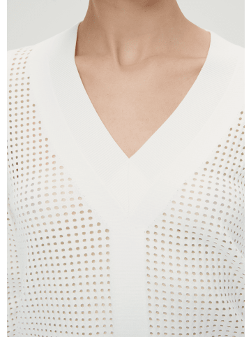 s.Oliver Strickpullover langarm in Creme