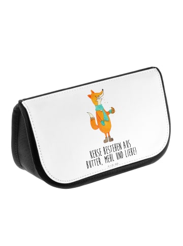 Mr. & Mrs. Panda Make-Up Tasche Fuchs Keks mit Spruch in Weiß