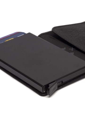 The Chesterfield Brand Paris - Kreditkartenetui 6cc 10 cm RFID (off white) in schwarz