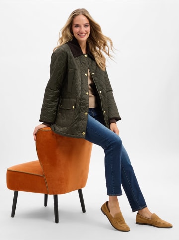 Barbour Steppjacke Beadnell in khaki