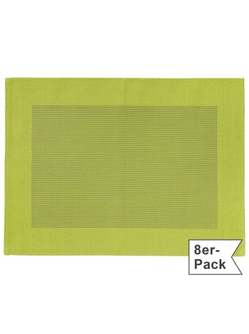Erwin Müller Tischset 8er-Pack Lissabon in apfelgrün