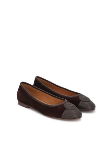 Kazar Ballerinas in Dunkelbraun