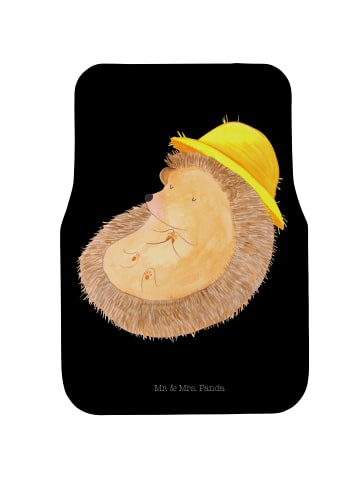 Mr. & Mrs. Panda Autoteppich Igel Beten ohne Spruch in Schwarz