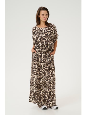Kaffe Rock KAedita A-shape in Naturel Leopard Print