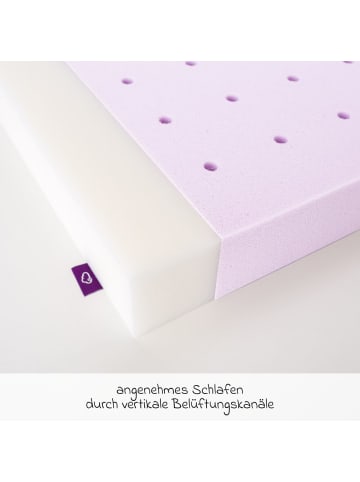 Träumeland Babybett-Matratze Milchstraße 70 x 140 c in weiss