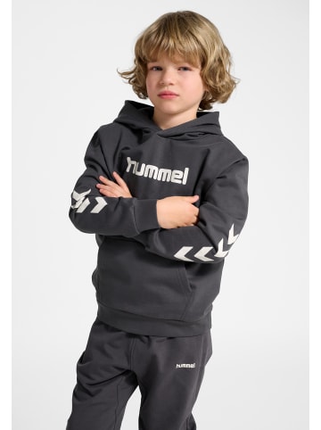 Hummel Kapuzenpullover Hmljr Logo Lebensstil Kinder in EBONY2