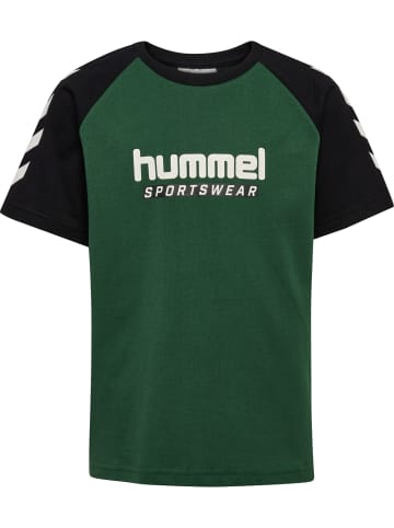 Hummel Hummel T-Shirt Hmljr Logo Lebensstil Kinder in DARK GREEN