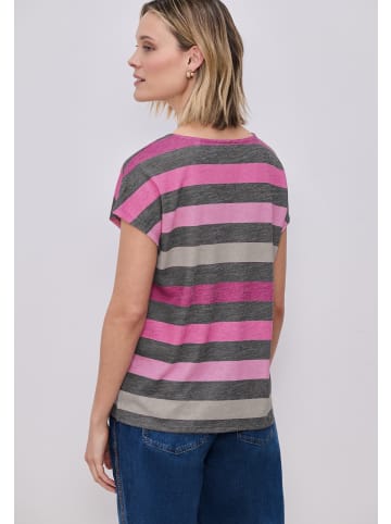 Street One T-Shirt in himbeer grau - 0001