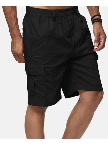 Arizona-Shopping Cargo Shorts Kurze Hose Schlupfhose Leichter Stoff in Schwarz-2