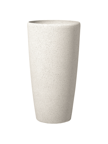 Beliani Outdoor Blumentopf ABDERA in Beige - (W) 39 x (H) 75 x (L) 39 cm