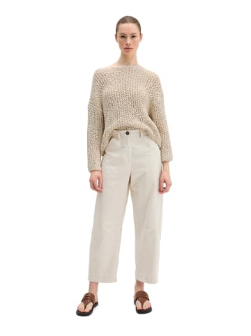 Marc O'Polo Barrel-Hose loose in Grey Silk