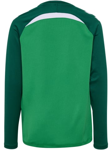 Hummel Sweatshirt Daumenlöcher Hmllead Kinder in JELLY BEAN/EVERGREEN