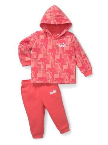 Puma Trainingsanzug MINICATS ESS RAGLAN Jogger FL  in rosa