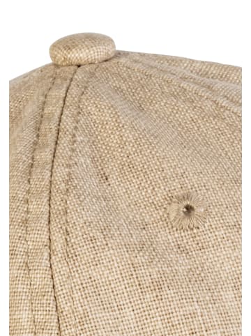 Camel Active Cap aus einem Baumwoll-Leinen-Mix in Sand