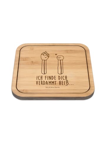 Mr. & Mrs. Panda Untersetzer Streichhölzer mit Spruch in Transparent