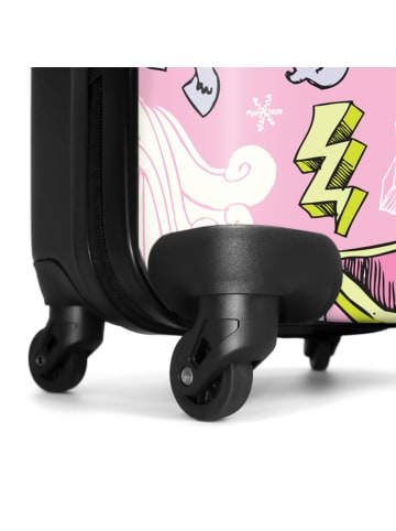 NoBoringSuitCases Suitcase, Koffer, Reisekoffer Wunderland rosa