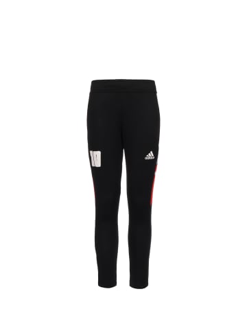 adidas Performance Trainingshose Messi Tap Pant in schwarz / weiß