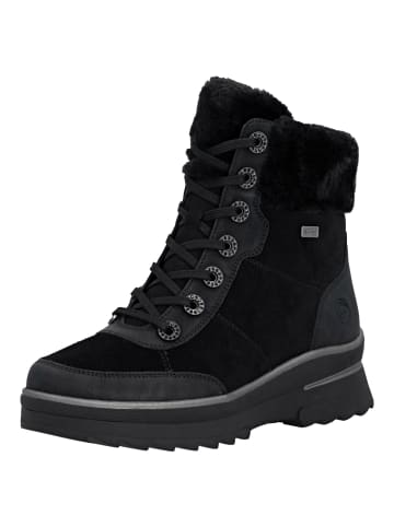 remonte Stiefelette in Schwarz/Schwarz