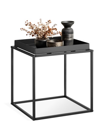 tectake Beistelltisch Cambridge 40 x 40 x 44 cm, schwarz