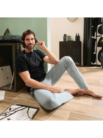 Erwin Müller Sweat Freizeithose, lang in grau meliert