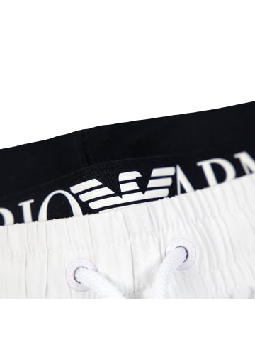 Emporio Armani Boxer Beachwear in Weiß