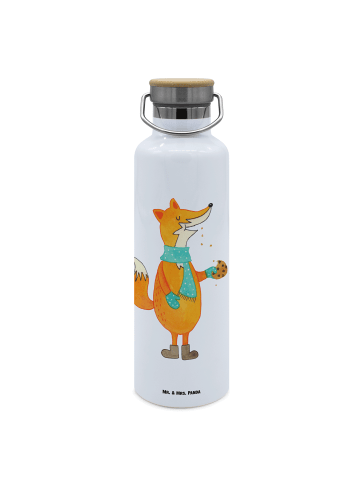 Mr. & Mrs. Panda Thermosflasche Fuchs Keks ohne Spruch in Weiß