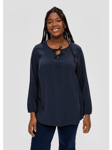 TRIANGLE Bluse langarm in Blau